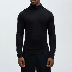 High Quality Custom <b>Men's</b> Sportswear <b>Turtleneck</b> Shirts OEM Service Quick Dry Animal Print Digital Print - Product Image 1