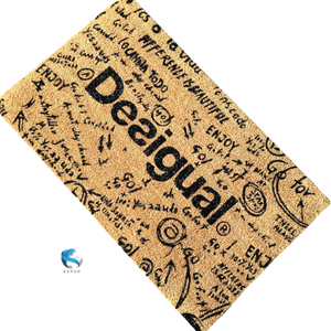 Tapis de porte artificiel en fibre de coco naturelle Tapis d'extérieur en fibre de coco piégeant la saleté - Product Image 6