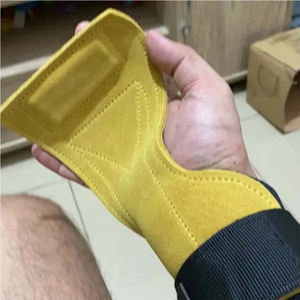 Durable Synthetic Leather Gymnastics Guard Palm Protectors Comfortable Fitness <b>Weight</b> <b>Lifting</b> Palm <b>Grips</b> - Product Image 4