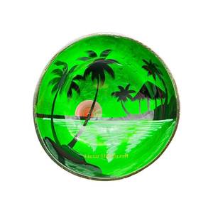 กะลามะพร้าวครึ่งถ้วยแกะสลักด้วยมือธรรมชาติเป็นมิตรกับสิ่งแวดล้อมออร์แกนิก - Product Image 2