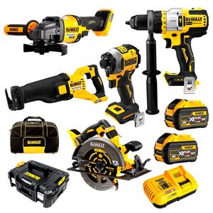 DCZ596X2T-XE 18V-54V 9.0Ah FlexVolt XR Li-Ion Battery Powered Industrial DIY OEM Customization 5pc Combo Kit <b>Power</b> Drills - Product Image 1