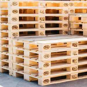 พาเลทไม้แบบหน้าเดียวมาตรฐาน epal ยุโรปขนาด1200x800 - Product Image 2