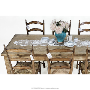 Ensemble table et chaise de salle à manger classique vintage indonésien Offre Spéciale en bois massif durable n ° 8223 salle à manger ou restaurant - Product Image 2