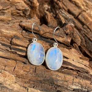 Moonstone Dangle <b>Earrings</b> 925 Sterling <b>Silver</b> Handmade Statement Unique Fashion Jewelry Gift <b>For</b> Women <b>Men</b> - Product Image 4