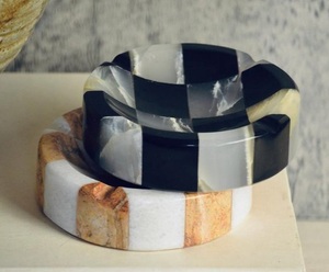 Tazón de Servir de Resina Moderna Tallada al por Mayor a Bajo Precio para Fiestas, Hecho a Mano, Ecológico, Duradero, Diseño Pulido - Product Image 6