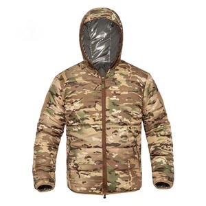 Vestes de chasse en polaire Softshell pour hommes, fabrication en gros OEM, manteaux tactiques d'hiver camouflage et vestes coupe-vent - Product Image 6
