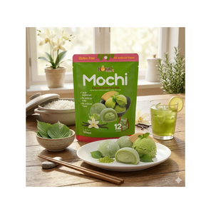 Mochi au matcha crémeux de la Famille Royale 180g – Ingrédients : sucre de maltose, garniture au lait, 21 % de riz glutineux - Product Image 4