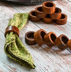 Anneaux de serviette en bois haut de gamme, de haute qualité, pour mariage, anniversaire et toute autre occasion, en stock - Product Image 1