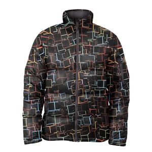 Men's Winter Thick Quality Polyester Puffy Bubble <b>Jacket</b> Hooded Warm Insulated Quilted Pocket Decoration <b>Waterproof</b> Windproof - Product Image 1