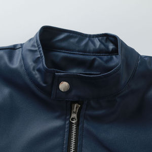 Veste en cuir respirante coupe-vent pour homme Veste en cuir automne/hiver pour homme Veste d'extérieur moto classique pour homme - Product Image 6