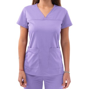 Nursing Uniforms <b>Scrub</b> Pro Women's Sweetheart V-neck <b>Scrub</b> <b>Top</b> Hospital Uniforms <b>Scrubs</b> Uniforms Sets With Variety of Colors - Product Image 6