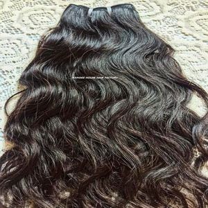 Extensions de cheveux humains bouclés naturels indiens de 8 pouces, longueur longue, provenant d'un seul donneur, sans nœuds, style Jerry Curl, super double drawn - Product Image 5