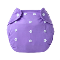Couche-culotte bébé imperméable en tissu, réglable et lavable