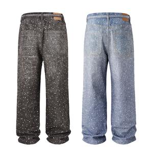 Pantalones vaqueros holgados personalizados para hombre, ropa de calle cómoda, pantalones de mezclilla, pantalones de moda al por mayor hechos en Pakistán de alta calidad - Product Image 2