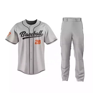2025 recién llegado uniforme de béisbol personalizado Jersey transpirable poliéster ropa deportiva conjunto Venta caliente con precio barato - Product Image 1