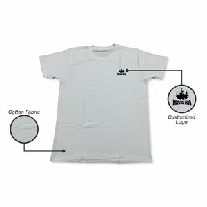 Custom <b>Men's</b> <b>Short</b>-Sleeved T-Shirt 100% Cotton High Quality Yarn Dyed New Loose Bottoming - Product Image 2