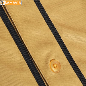 Uniformes de ropa de béisbol SAMAVIA, camiseta de béisbol abotonada RTS para hombres, uniforme de equipo personalizado, diseño de punto completo - Product Image 5