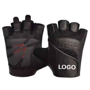 Gants de musculation de haute qualité à demi-doigts, respirants, pour le cyclisme, logo personnalisé, cuir synthétique - Product Image 4