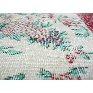 Alfombra de Lana Anudada a Mano de Gran Tamaño, Estilo Vintage, Pae-3230, Patrón Floral Rojo Naranja, para Sala de Estar, Pasillo, Rectangular, para Adolescentes - Product Image 3