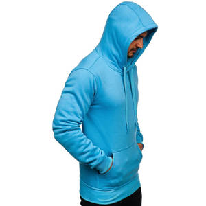 Sudaderas con Capucha Personalizadas con Logotipo para Hombre, Servicio OEM, Color Sólido, Ropa Urbana, Sudaderas de Manga Larga de Secado Rápido en Venta - Product Image 4