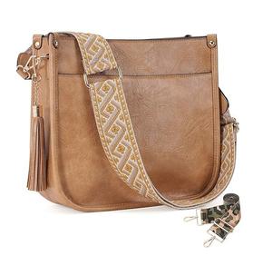 Bolsos de mano de piel auténtica al por mayor, bolsos de mano personalizados a la moda para mujer, monedero cruzado, monederos elegantes para mujer y más OEM - Product Image 6