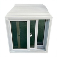 Fenêtre coulissante en PVC résistante aux ouragans, couleurs personnalisées, taille sur mesure, double vitrage trempé, isolation thermique, design moderne, hôtel, cuisine, villa