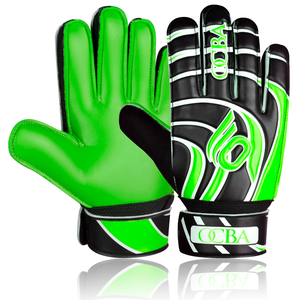 Gants de gardien de but de football professionnels pour le football Vert Bleu Unisexe OEM Personnalisé Logo GAN Protection des doigts Emballage Couleur MOQ - Product Image 2