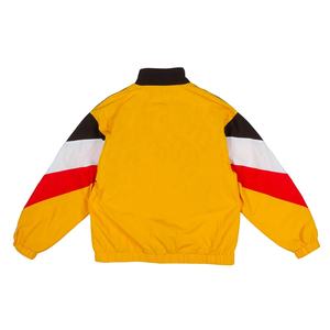 Veste coupe-vent en nylon pour homme avec logo personnalisé, veste de sport en nylon à blocs de couleur, veste coupe-vent avec fermeture éclair pour adultes - Product Image 2