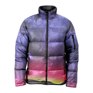 Veste d'hiver longue de style High Street pour hommes, col montant décontracté avec capuche, fermeture éclair chaude, conception de toile personnalisée - Product Image 5