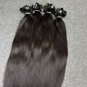 Artículo Hotest 100% Trama de cabello humano crudo vietnamita de alta calidad Onda recta natural Estilos afro rizados Textura profunda alineada - Product Image 4