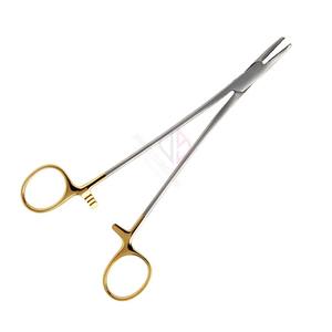 Pinza Portaagujas Curva Heaney Premium de 21 cm, Instrumento Quirúrgico de Acero Inoxidable para Cirugía Plástica - Product Image 3