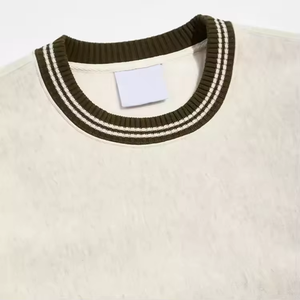 Sweat-shirt ample en molleton de haute qualité pour femmes, pour l'école et le collège, avec logo personnalisé brodé sur le devant - Product Image 3