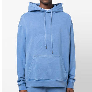 Sweat à capuche délavé pour homme, manches longues, style streetwear décontracté, pull léger et tendance, style urbain pour homme - Product Image 3