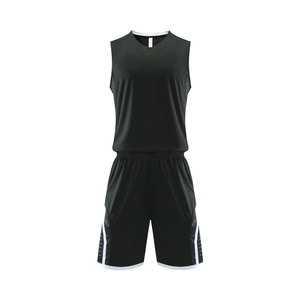 Kit d'uniforme de basket-ball pour hommes respirant personnalisé de haute qualité avec logo imprimé Anti-UV ensemble de vêtements de sport d'équipe et balle - Product Image 1