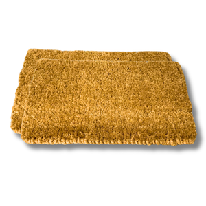Top Products TAPIS DE PALME/TAPIS D'INTÉRIEUR/TAPIS DE PORTE Tapis de coco d'intérieur écologique: 2 couches, 40x60cm pour sol et paillasson - Product Image 1