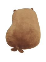 Coussin en peluche Otter marron personnalisé, écologique, motif animal de dessin animé mignon, rembourré en coton PP doux, avec visage brodé, pour la décoration intérieure et les cadeaux