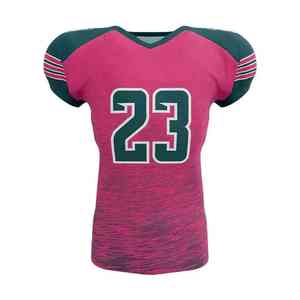 Uniforme de football américain entièrement sublimé, conception personnalisée, tissu en polyester, vêtements d'entraînement respirants à séchage rapide - Product Image 5