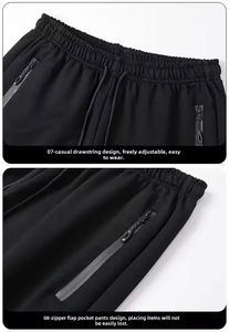 Traje deportivo de otoño para hombre, sudadera informal, jersey de sudadera, conjunto de 2 piezas, Sudadera de cuello redondo de talla grande, chándal elegante para hombre - Product Image 4