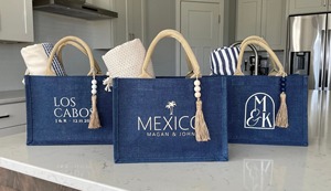 <strong>Jute</strong> Bags Custom Logo Printed With handles Small Size Perfect For Shopping Grocery Use Bags High Quality Canvas Tote <strong>Sacks</strong> - Product Image 6