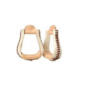Western Stirrups <b>Raw</b> Hide With Leather Patch Leather Foot Rag High Quality Products Ship and Goat <b>Skins</b> - Product Image 5