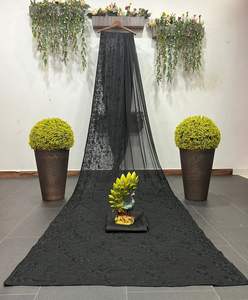 Hermoso diseñador Party Wear Sari con trabajo de hilo con blusa en seda Benglori - Product Image 5