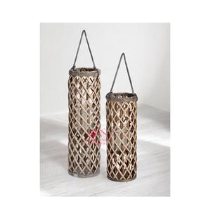 <b>Rattan</b> <b>Lantern</b> Cane and Jute Candle <b>Lantern</b> Eco-friendly <b>Rattan</b> Vintage Wedding <b>Lantern</b> Lightweight - Product Image 5
