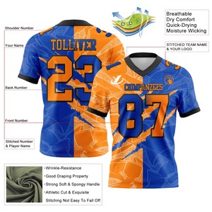 Conjunto de Uniforme de Fútbol Americano, Diseño Personalizado, Transpirable, Talla Grande, Tela Resistente para Competencia de Club - Product Image 2