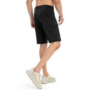 Fashionable Trendy <b>Black</b> Cargo <b>Shorts</b> For Men's Breathable Outdoor Street Style Running Wear Summer <b>Black</b> Cargo <b>Shorts</b> - Product Image 2