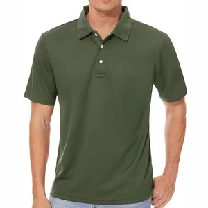เสื้อโปโลแขนสั้นผู้ชายผ้าฝ้ายระบายอากาศได้ดี - Product Image 5