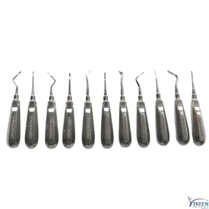 ชุดอุปกรณ์ถอนฟันแบบใช้ซ้ำได้ 15 ชิ้น ทำจากเหล็กและโลหะ - Product Image 2