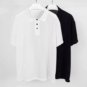 Diseño en blanco al título Polos Tejido de punto Último diseño en blanco para hombres Multicolor para Polos Tejido de punto - Product Image 3