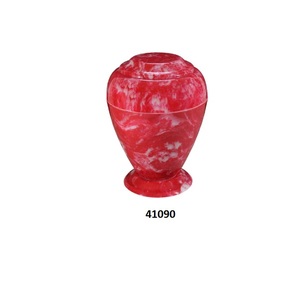 Urna para adultos de cremación de mármol cultivado georgiano de gran venta para cenizas humanas urna funeraria georgiana grande con bolsa de terciopelo gratis - Product Image 6