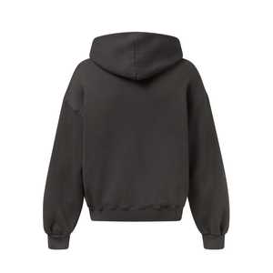 เสื้อฮู้ดซิปผ้าฟลีซคอตตอน 100% คุณภาพดีที่สุด ปักลาย พิมพ์ลายตามสั่ง เป็นมิตรกับสิ่งแวดล้อม น้ำหนัก 380 กรัม สไตล์สตรีทแวร์สำหรับผู้ชาย รุ่นวินเทอร์ดรอป - Product Image 6