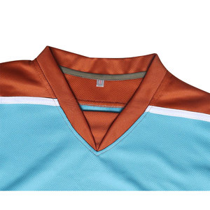 100% Poliéster Hecho Diseño personalizado Jersey de hockey sobre hielo Hecho en fábrica Precio bajo Jersey de hockey sobre hielo - Product Image 3